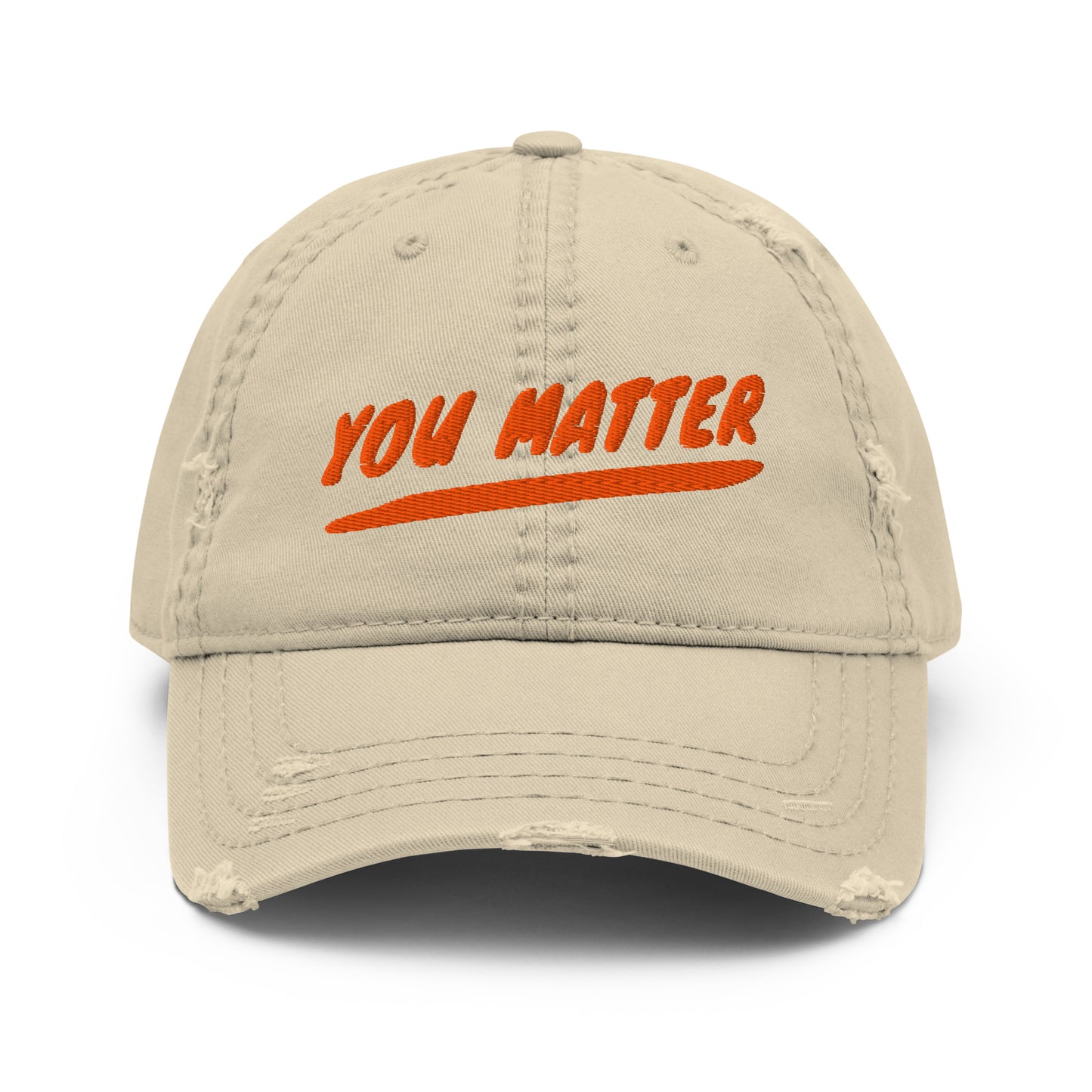 You Matter Distressed Dad Hat