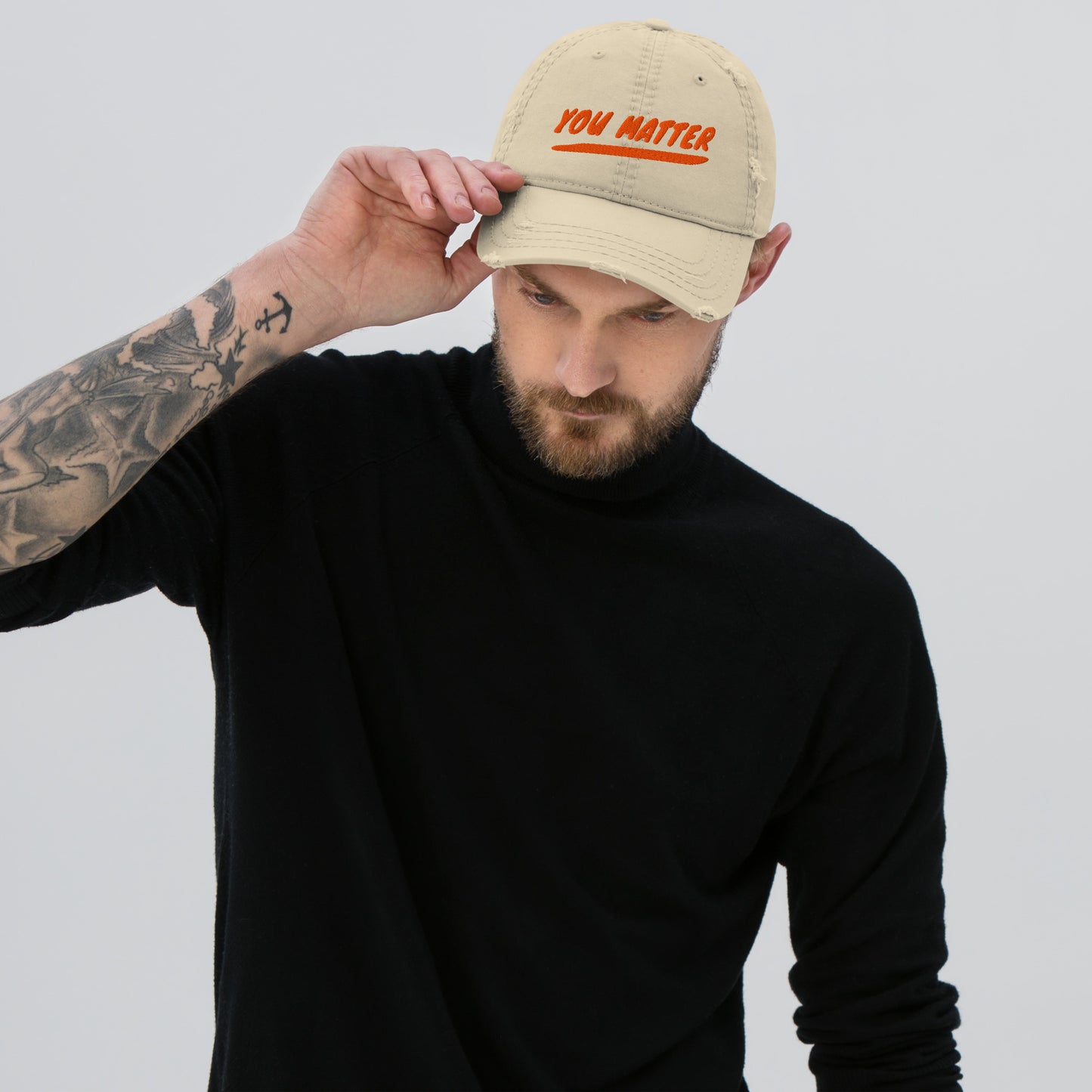 You Matter Distressed Dad Hat