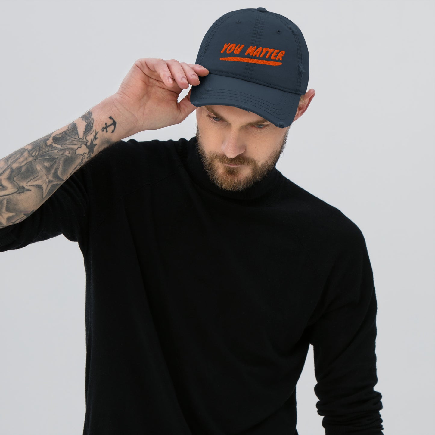 You Matter Distressed Dad Hat