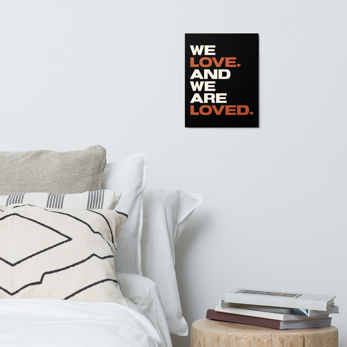 We Love. And We Are Loved. Metal Print