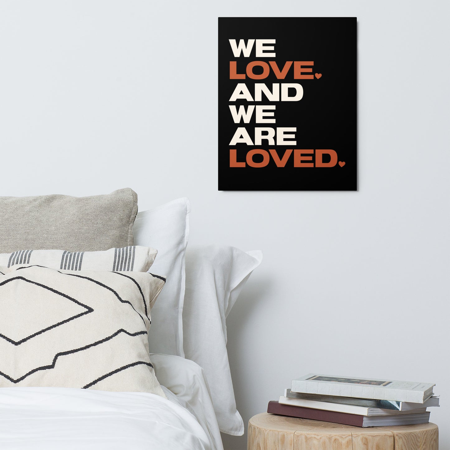 We Love. And We Are Loved. Metal Print