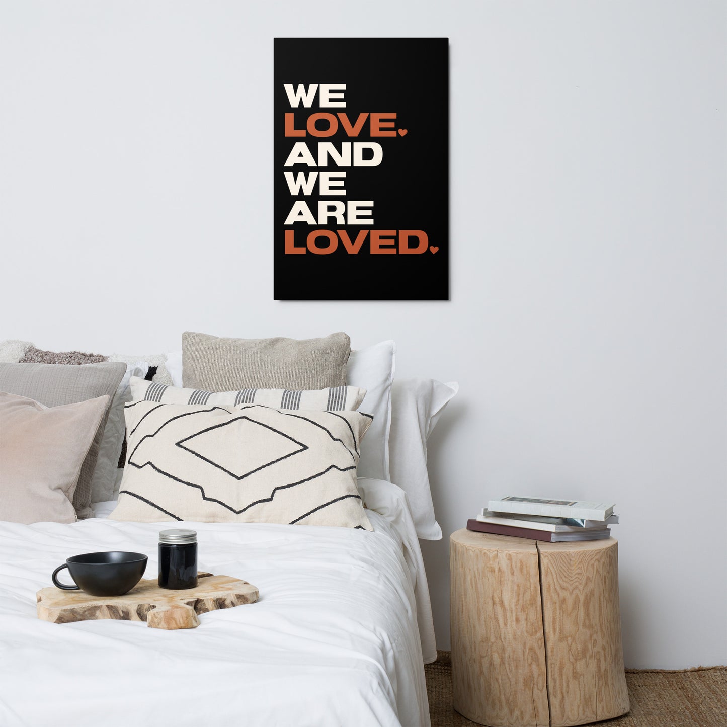 We Love. And We Are Loved. Metal Print