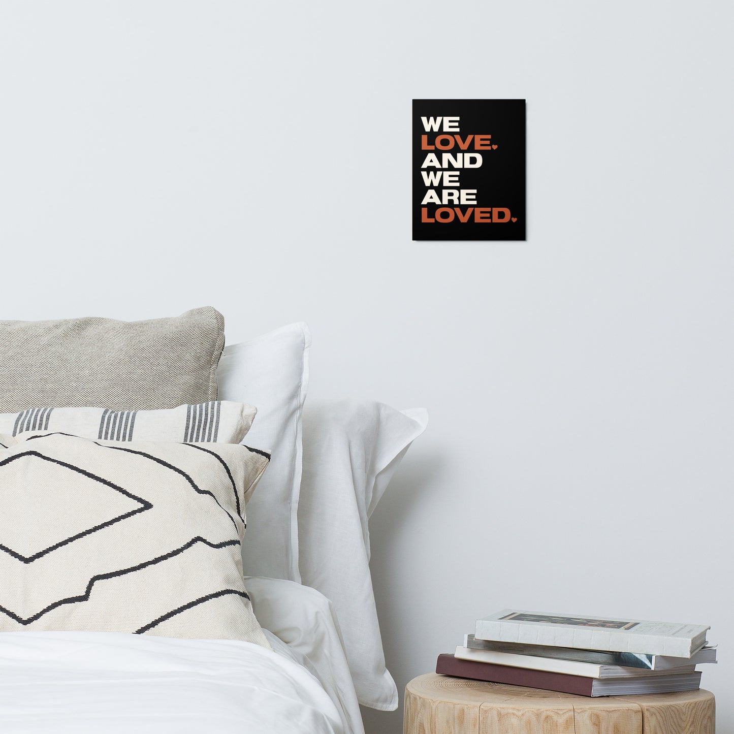 We Love. And We Are Loved. Metal Print
