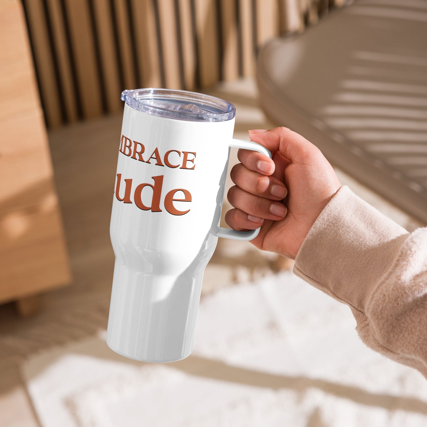 Today I Embrace Gratitude Travel Mug