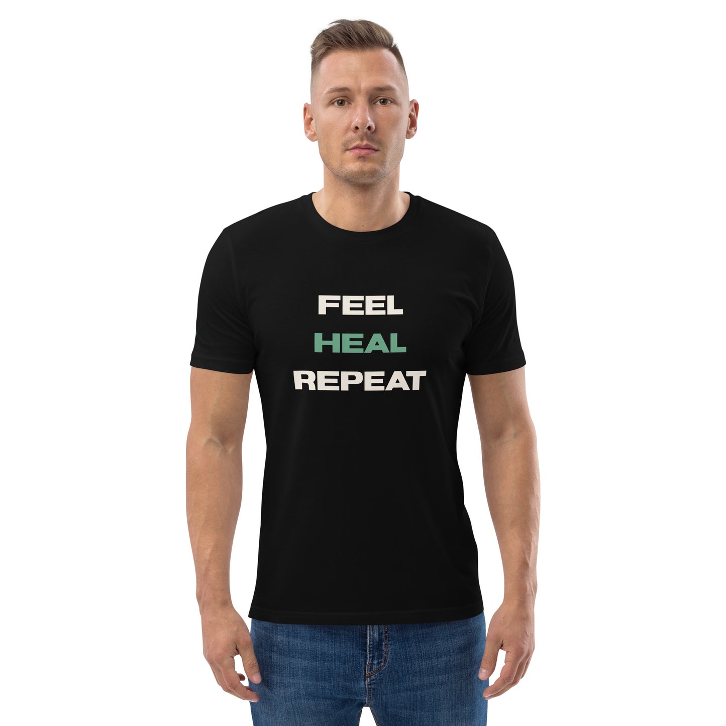 Feel Heal Repeat - Mental Health Awareness T-Shirt (Unisex)